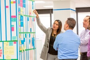 Business team planning